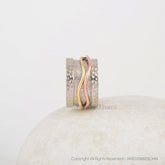 Silver Spinner Ring, - Handcrafted Boho Ring - Pure Silver - Dainty Jewelry - Jewelry For The Bridesmaids - Gift For Young Sister